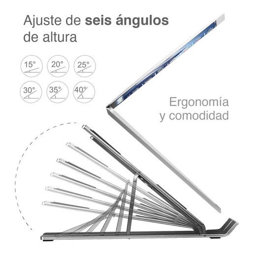 Soporte para Notebook Plegable Altura Ajustable