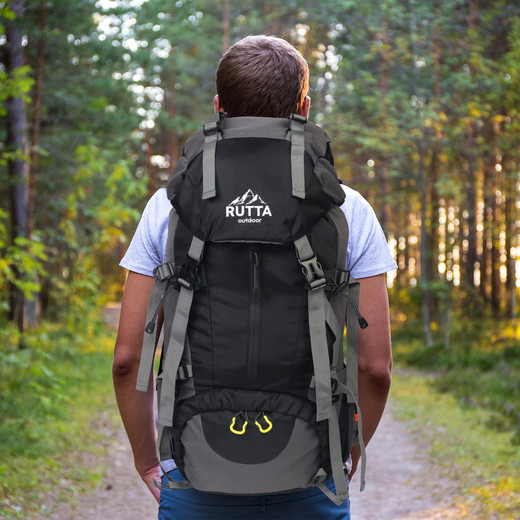 Mochila Camping 50L Negro