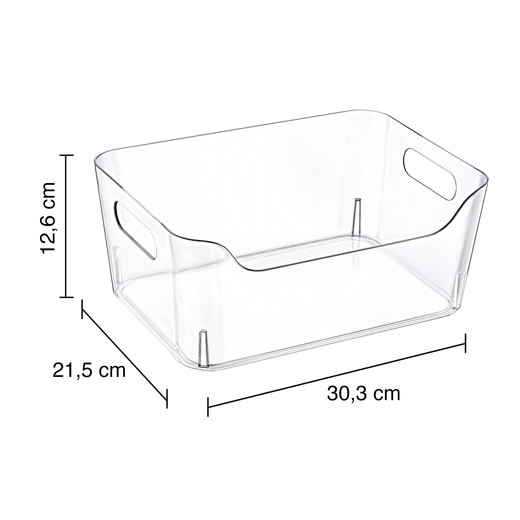 Organizador 7 Lt Clear Handle Transparente