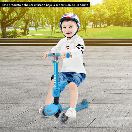 Scooter Infantil 2 en 1 GOFUN Azul