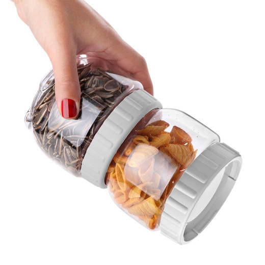 Frasco Canister Alimentos 550 Ml Blanco