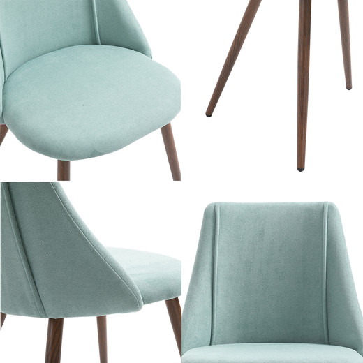 Pack 2 Sillas de Comedor Milan II Verde