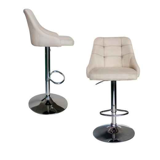 Pack 2 Pisos Bar Taburete Orion Beige