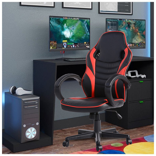 Silla Gamer XGAMES Ergonómica - Rojo