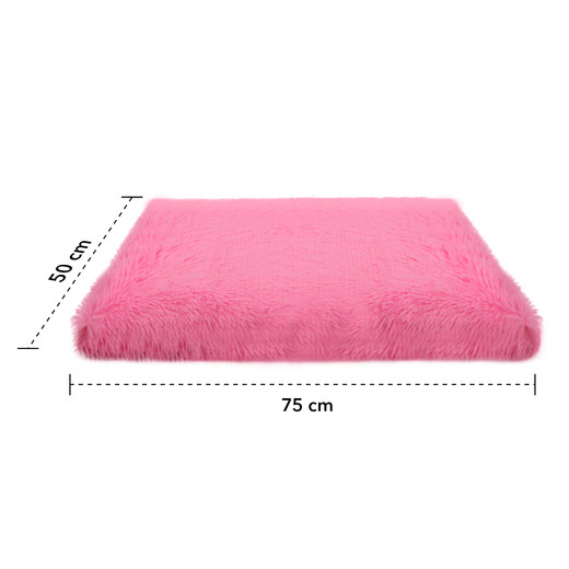 Colchoneta Mascotas Antiestres Rectangular L Rosa