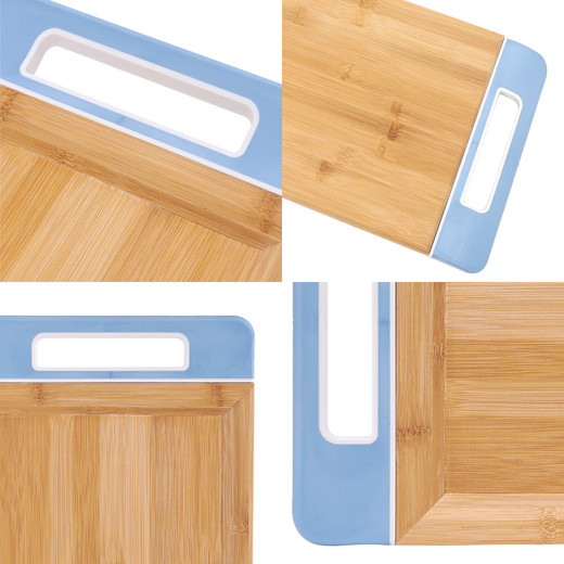 Bandeja Para Servir Rectangular Bambú Madera