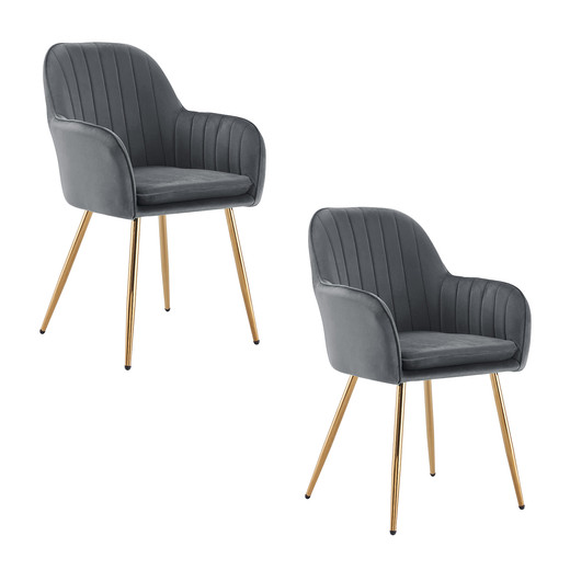Pack 2 Sillas de Comedor Sitial Alessandro Gris