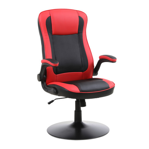 Silla Gamer con Base de Metal Rojo