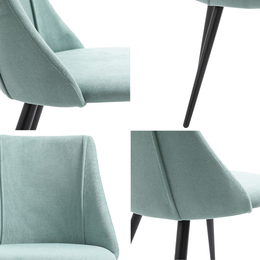 Pack 2 Sillas de Comedor Milan Verde