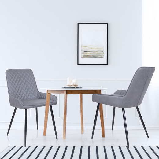 Pack 2 Sillas de Comedor Greta Gris