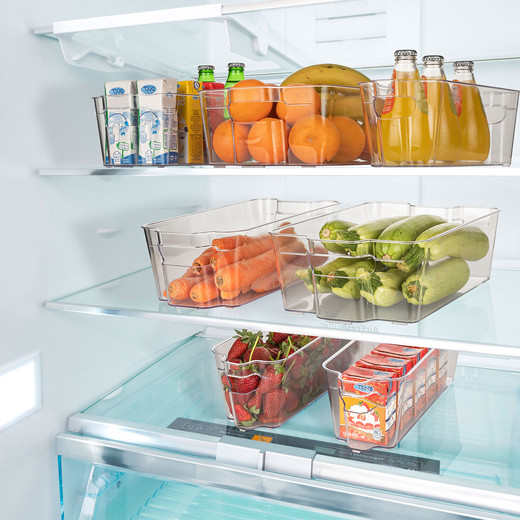 Contenedor Organizador Refrigerador L Clear