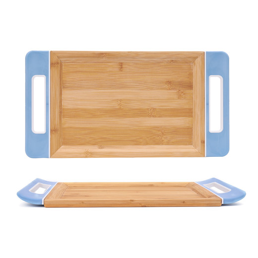 Bandeja Para Servir Rectangular Bambú Madera