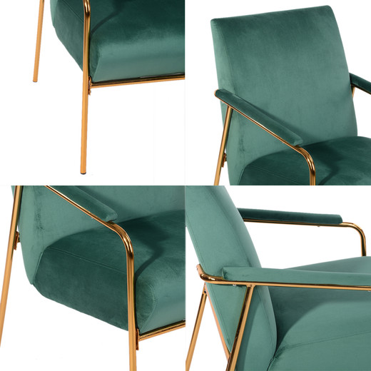 Poltrona Sitial Normandie Verde