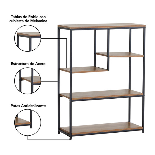 Estante multinivel Industrial 100x75x30 cm