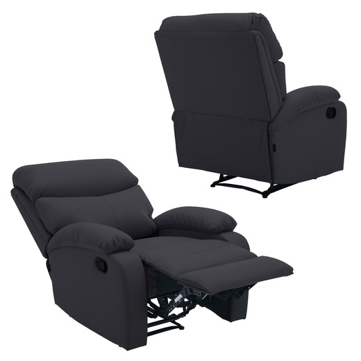 Berger Reclinable Milan Pu Negro