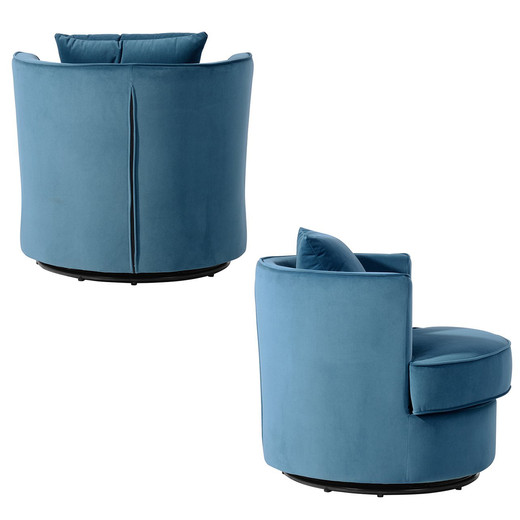 Sofá Ovo 1 Cuerpo Azul