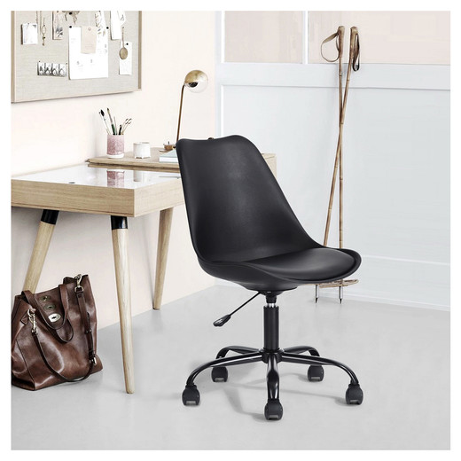 Silla de escritorio PP Giratoria - Negro