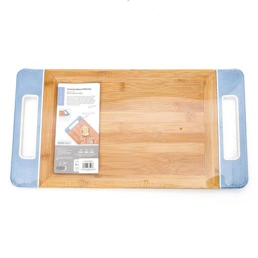 Bandeja Para Servir Rectangular Bambú Madera