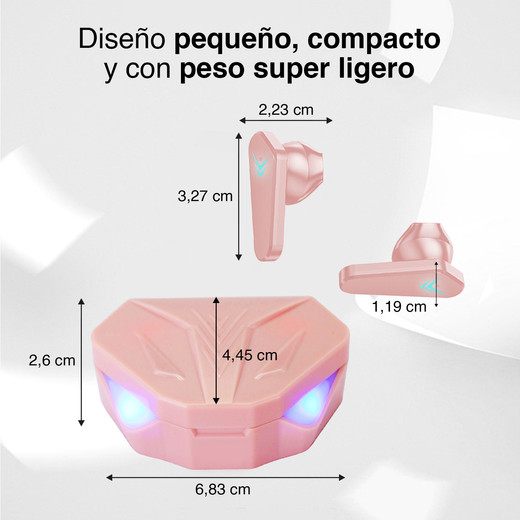 Earbuds Reisen R1 TWS Rosado