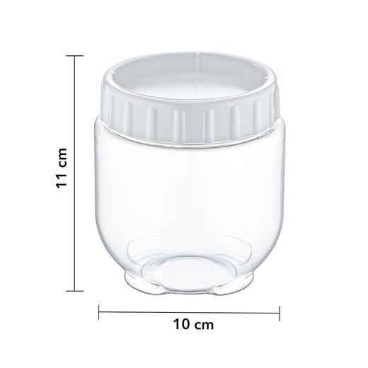Frasco Canister Alimentos 750 Ml Blanco