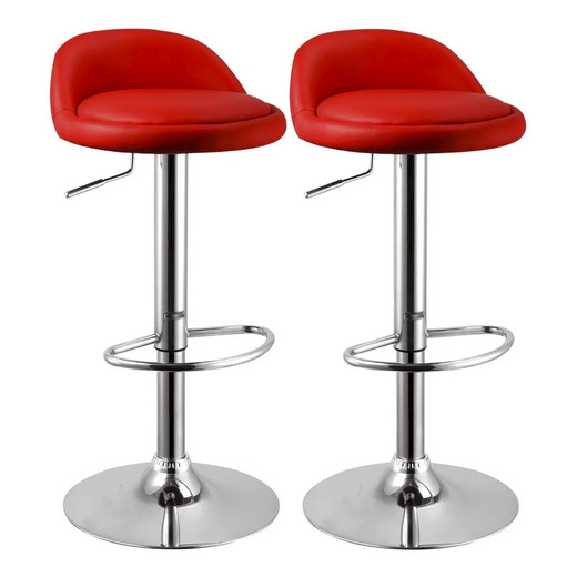 Pack 2 - Pisos de Bar Round - Rojo