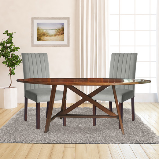 Pack 2 Sillas de Comedor Julieta Gris