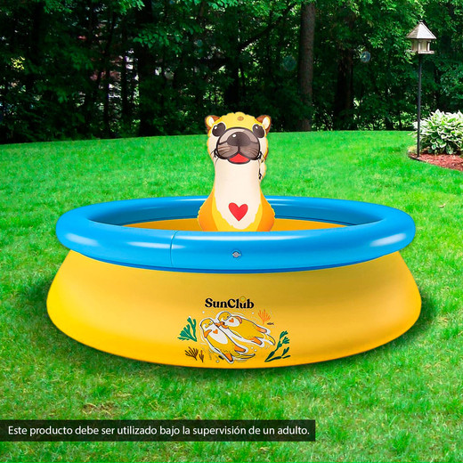 Piscina Inflable Nutria 457 L 41x150 cm Amarillo
