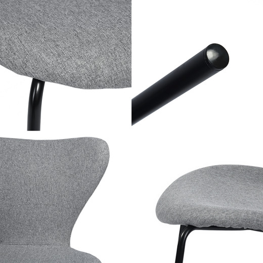 Pack 4 Sillas Comedor Sicodelia Gris
