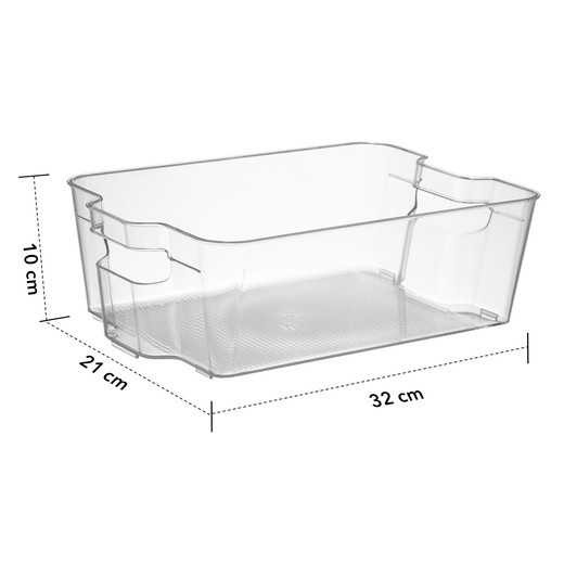 Contenedor Organizador Refrigerador L Clear