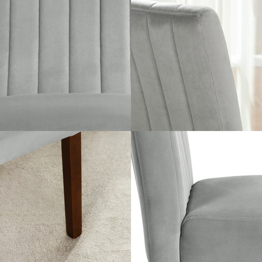 Pack 2 Sillas de Comedor Julieta Gris