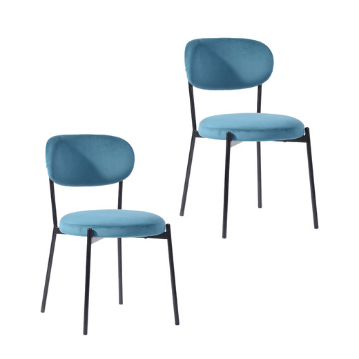 Pack 2 Sillas de Comedor Blues Azul