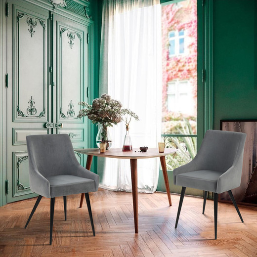 Pack 2 Sillas Comedor Jean Gris
