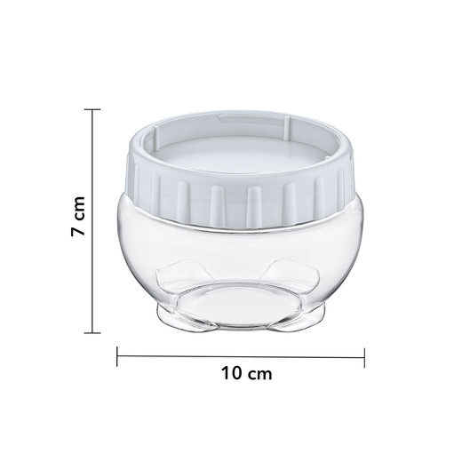 Frasco Canister Alimentos 430 Ml Blanco