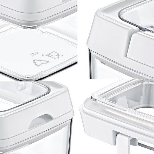 Canister Contenedor Hermético 0,5Lt Lock Crystal