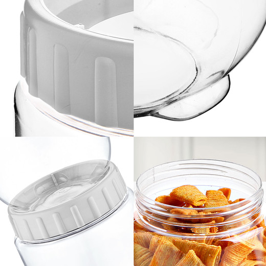 Frasco Canister Alimentos 1 Lt Blanco