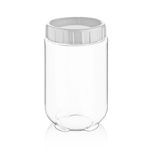 Frasco Canister Alimentos 1 Lt Blanco