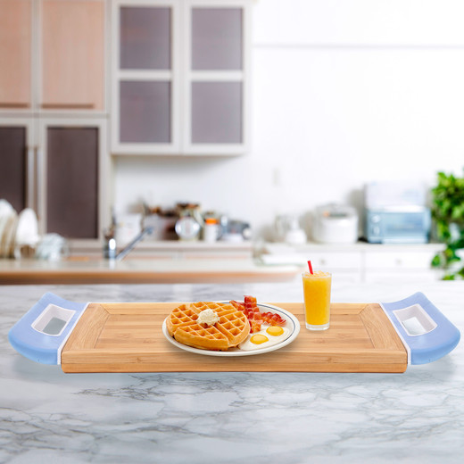 Bandeja Para Servir Rectangular Bambú Madera