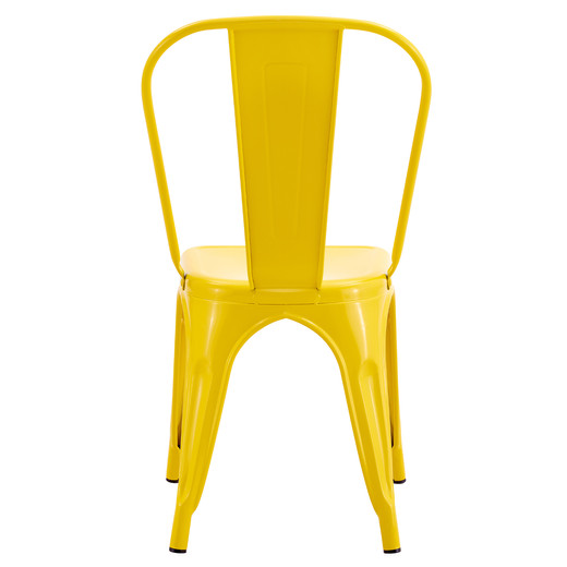 Silla Metal Tolix Amarillo