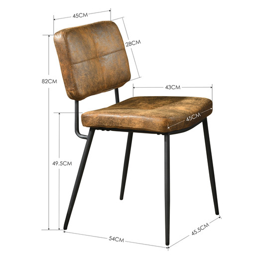 Pack 2 Silla Comedor Karomi Café