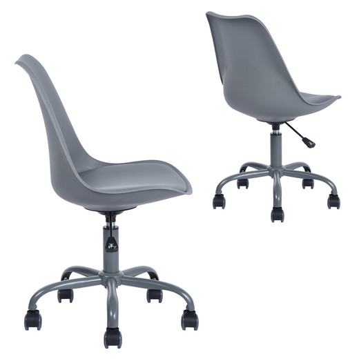 Silla de escritorio PP Giratoria - Gris