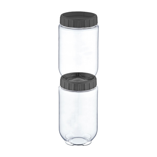 Frasco Canister Alimentos 1 Lt Gris