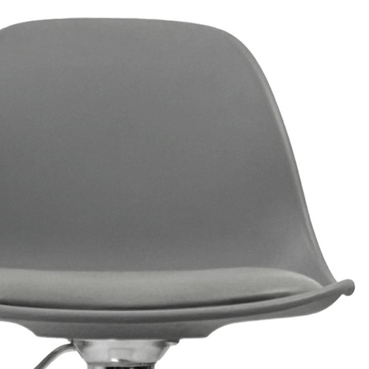 Pack 2 Sillas Altas Bar Taburete Orlando-T Gris