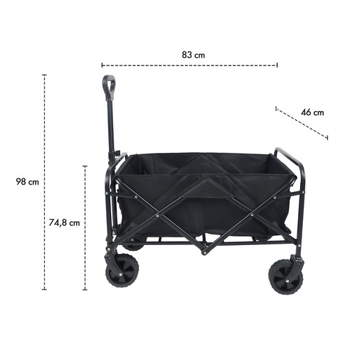 Carro de Camping Negro