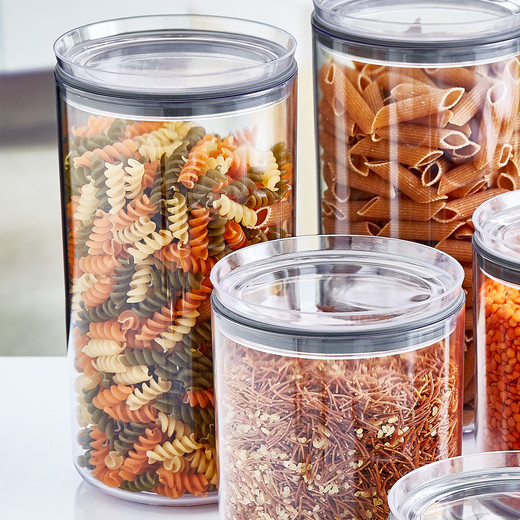 Canister Contenedor Hermético 1,6 Lt Crystal Round