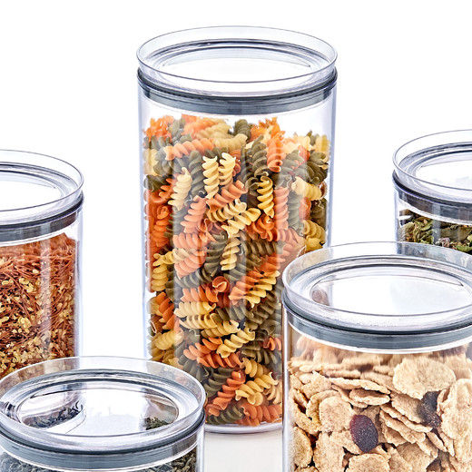 Canister Contenedor Hermético 1,6 Lt Crystal Round