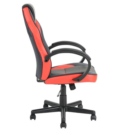 Silla Gamer PU Ergonómica - Rojo