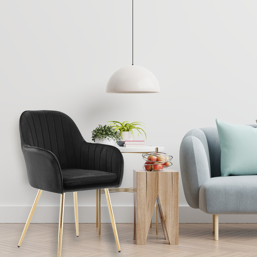 Pack 2 sillas de comedor Alessandro Negro