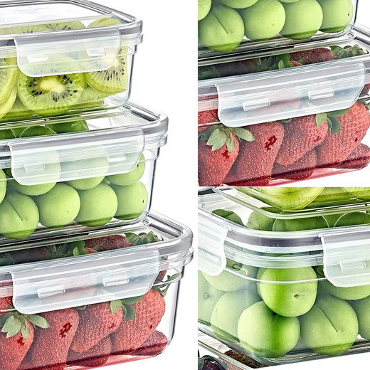 Set 3 Pzs Contenedor Hermetico Embox
