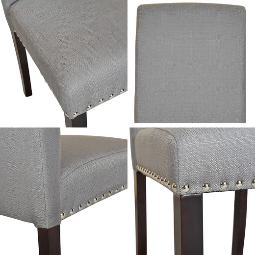Pack 2 Sillas Comedor Imperial Gris