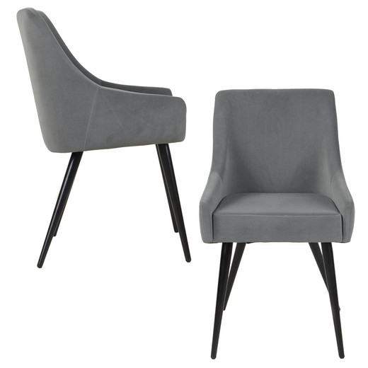 Pack 2 Sillas Comedor Jean Gris